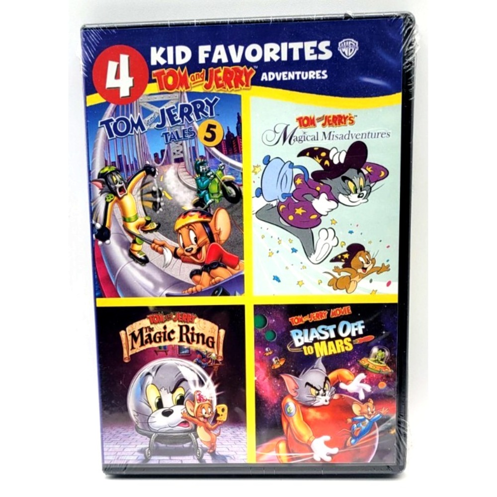 4 Kid Favorites: Tom and Jerry ADVENTURES DVD FACTORY SEALED NEW WB